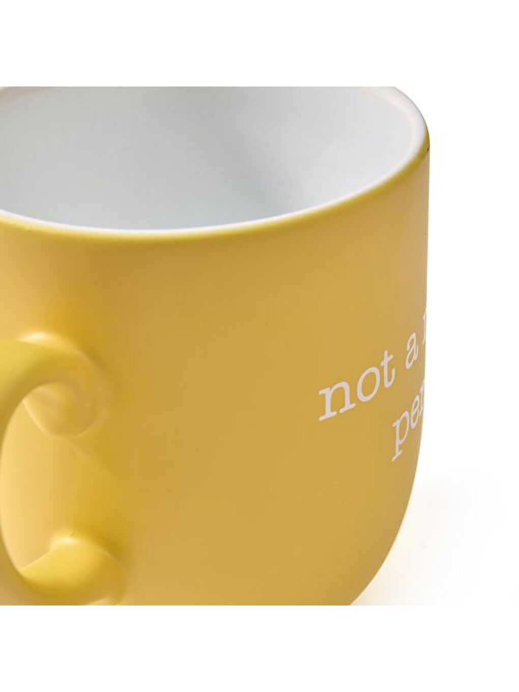 Not A Morning Person Kupa - Sarı - 400 ml-3