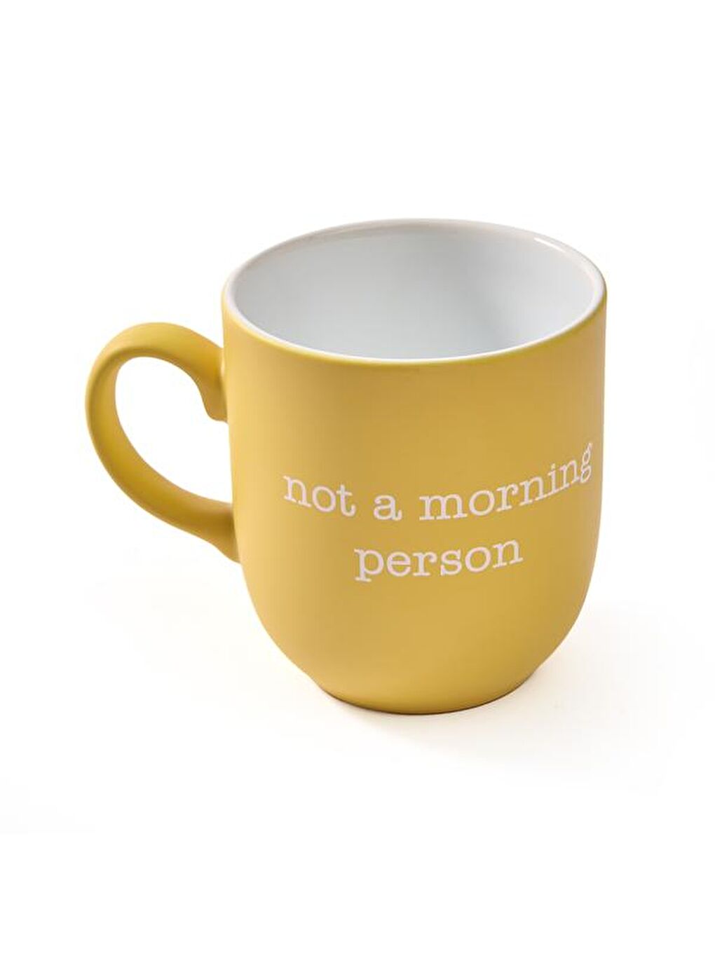 Not A Morning Person Kupa - Sarı - 400 ml-4