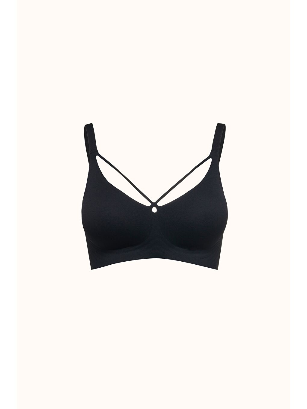 Balensiz Dikişsiz Lazer Kesim Pedli Sütyen Cc426 Siyah