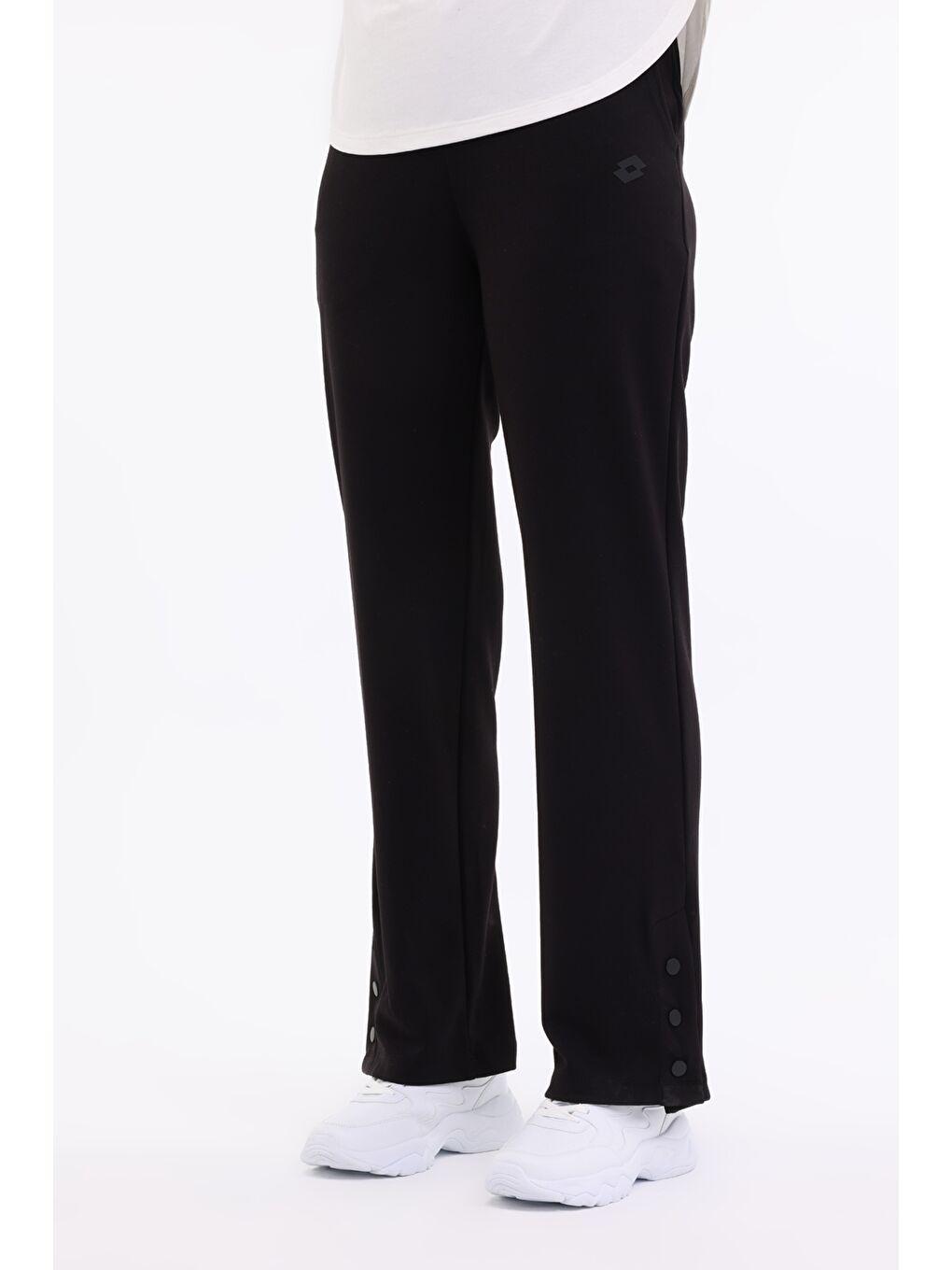 W-ANDROMEDA WIDE LEG 5FX Siyah Kadın Eşofman Altı