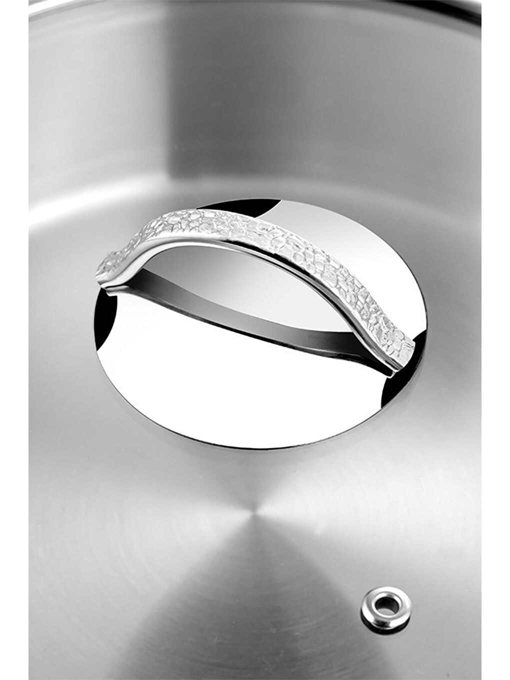 Gri Silver Mat Trend Sığ Tencere 26 Cm Gümüş-3