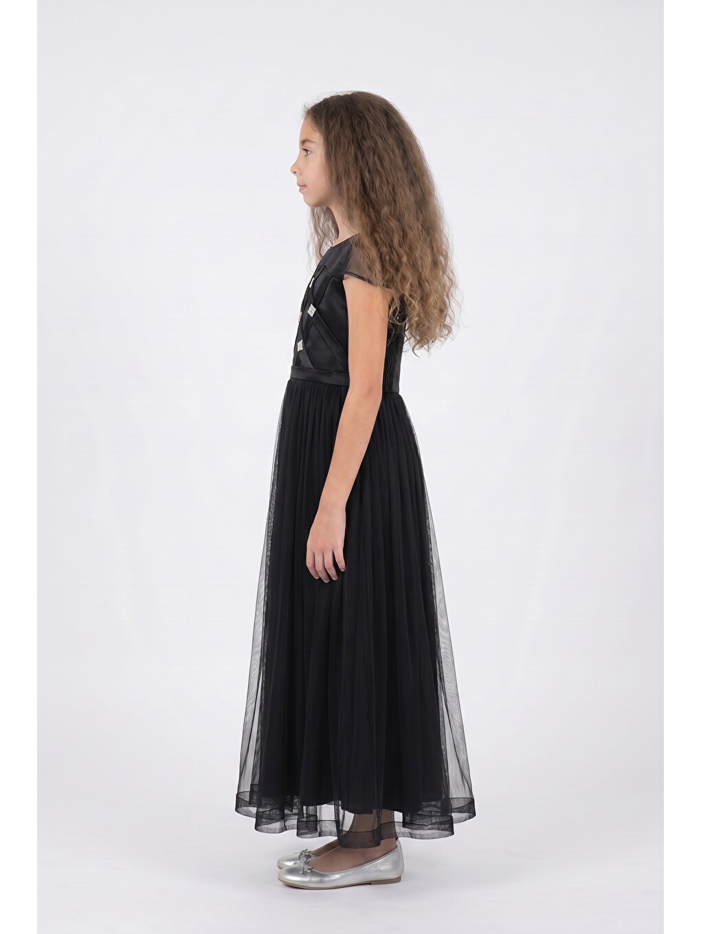 Siyah Kız Çocuk Abiye-1