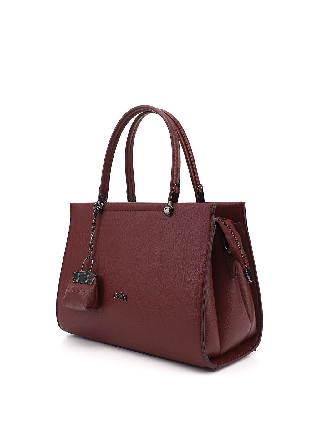 Bordo Kadın KOYU BORDO Uzun Askılı El Ve Omuz Çantası-2