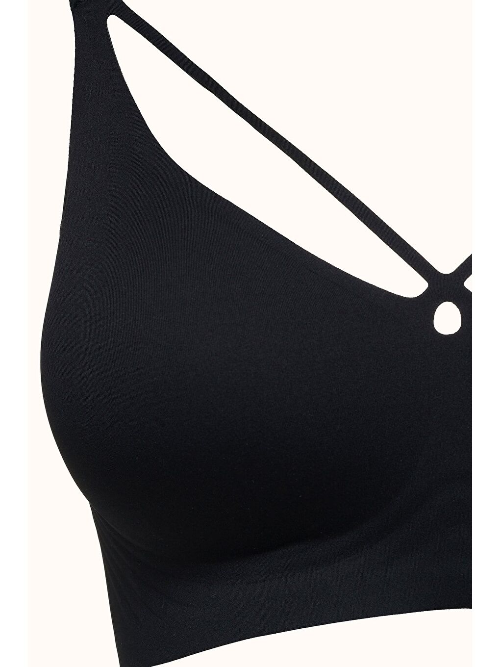 Balensiz Dikişsiz Lazer Kesim Pedli Sütyen Cc426 Siyah-1