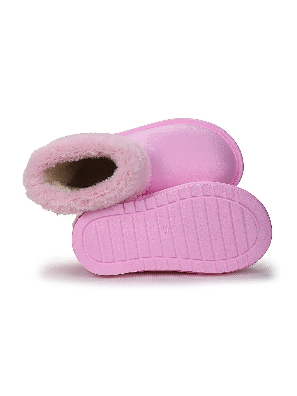 Pembe Geta Su Geçirmez İçi Kürklü Kız Çocuk Eva Yağmur Kar Çizme-4