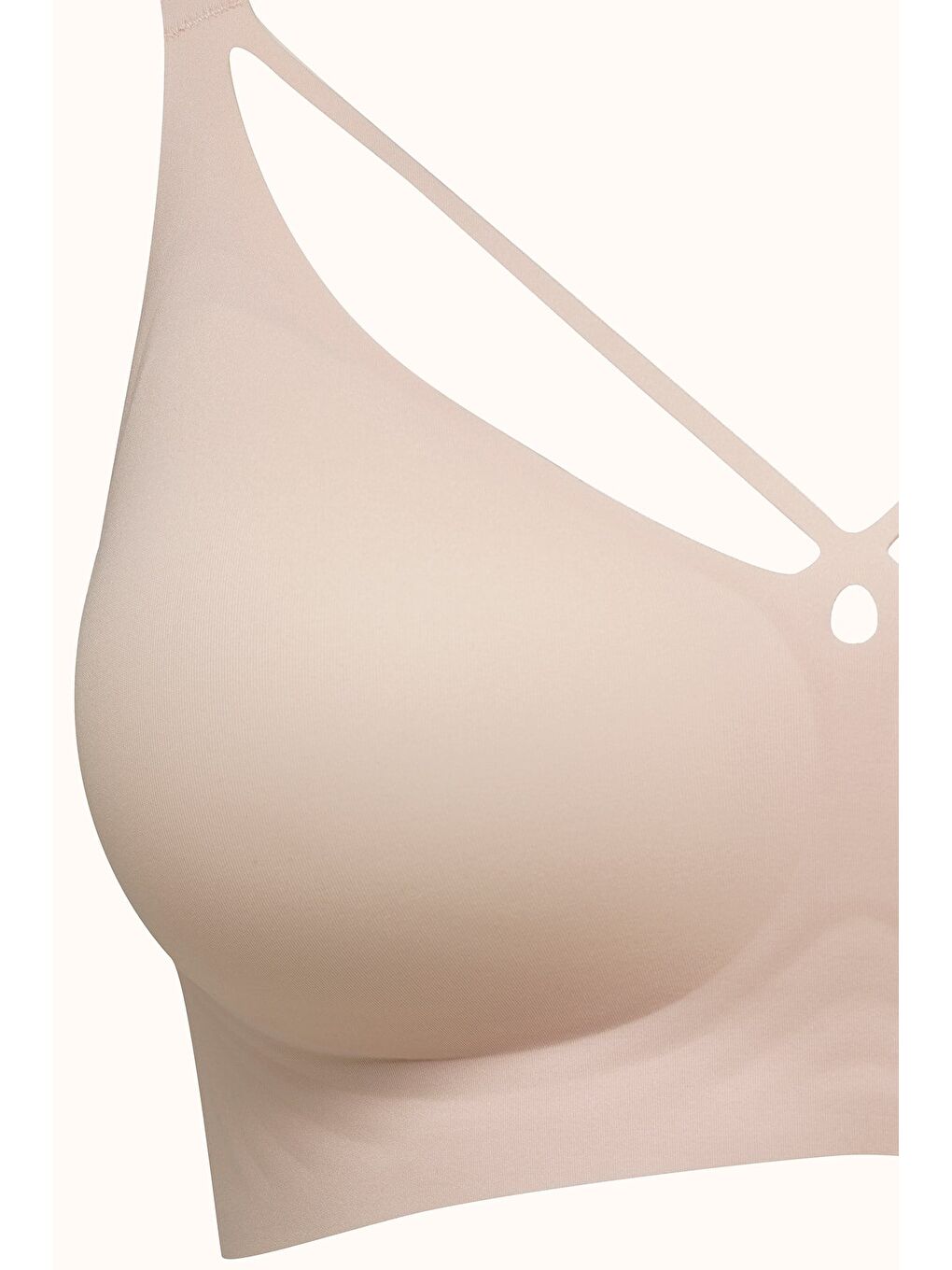 Balensiz Dikişsiz Lazer Kesim Pedli Sütyen Cc426 Pembe-1