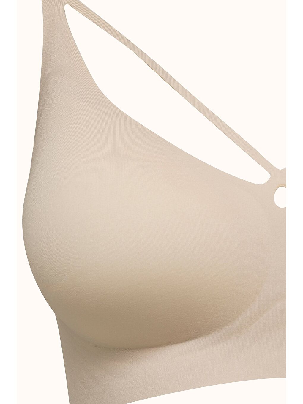 Bej Balensiz Dikişsiz Lazer Kesim Pedli Sütyen Cc426 Ten-1