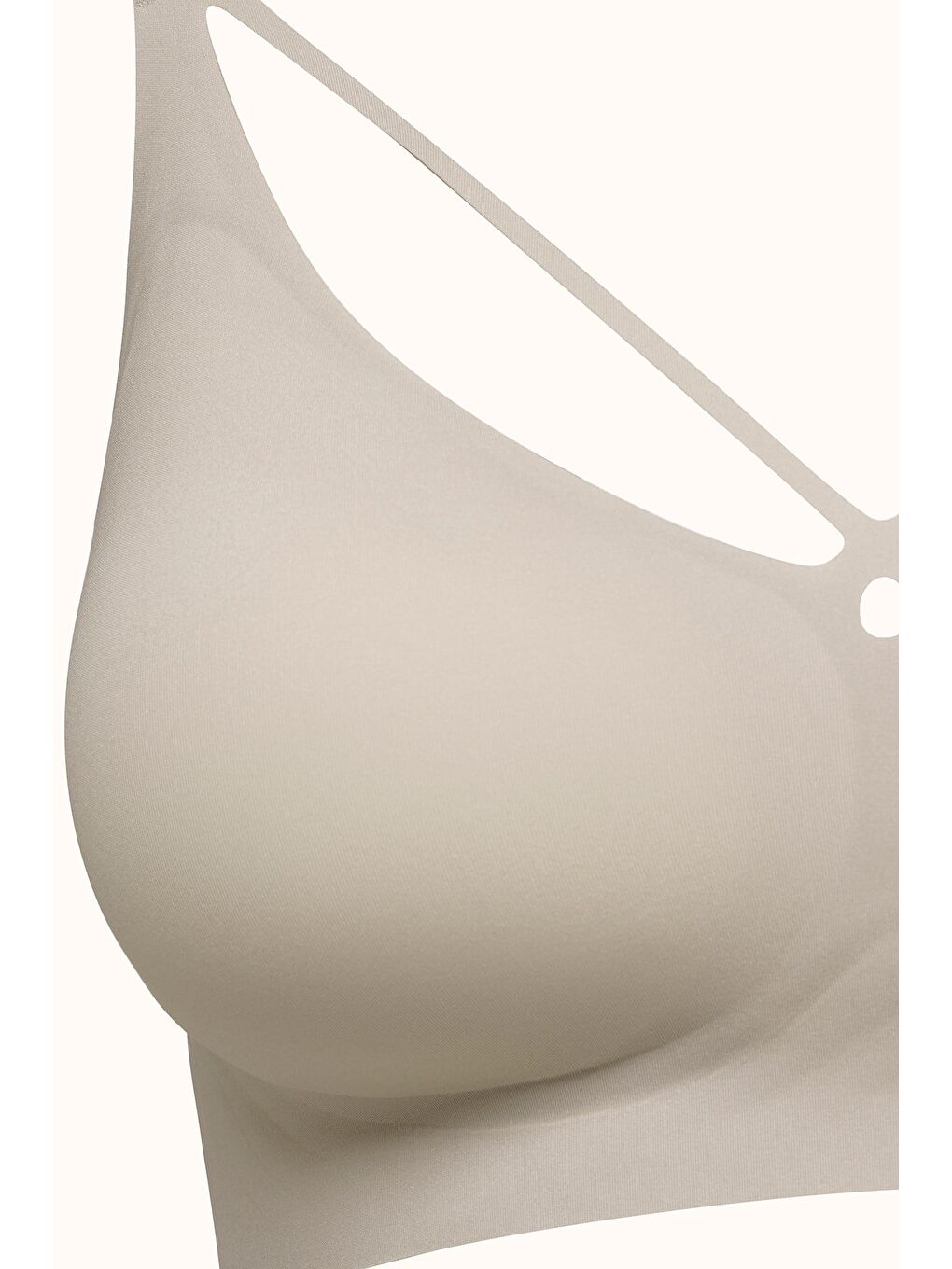 Bej Balensiz Dikişsiz Lazer Kesim Pedli Sütyen Cc426 Taş-1