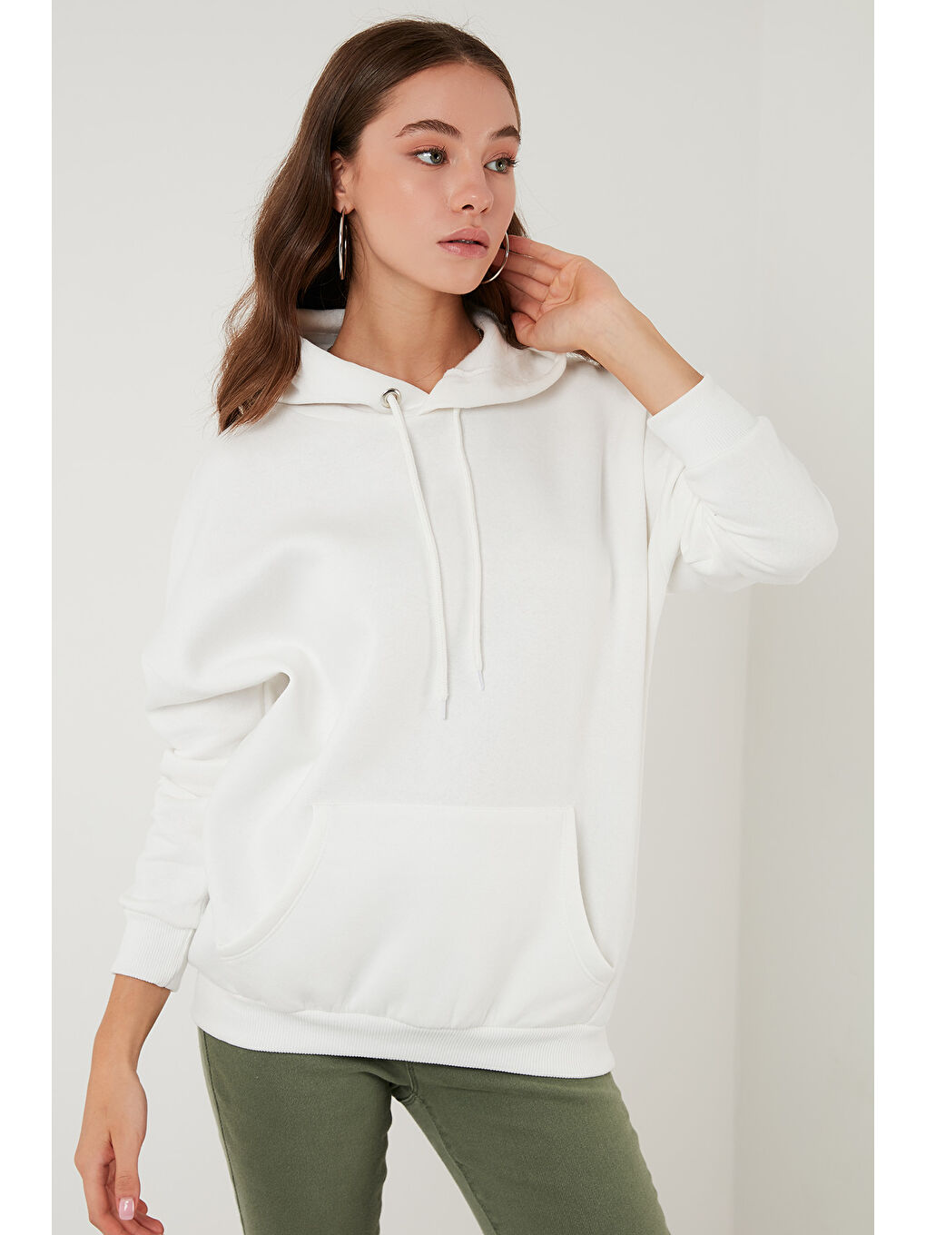 Mor Regular Fit Pamuklu Kapüşonlu Yaka Şardonlu Kışlık 2'li Paket Sweat 5863854S2-2