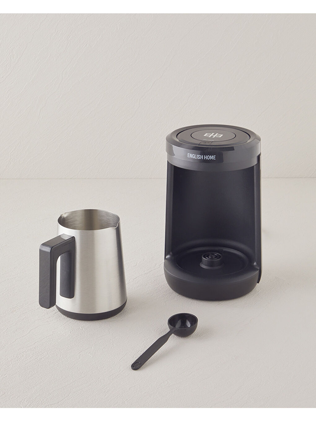 TKM 6001 Çelik Cezve Çift Taşım Türk Kahvesi Makinesi Siyah-Krom-2