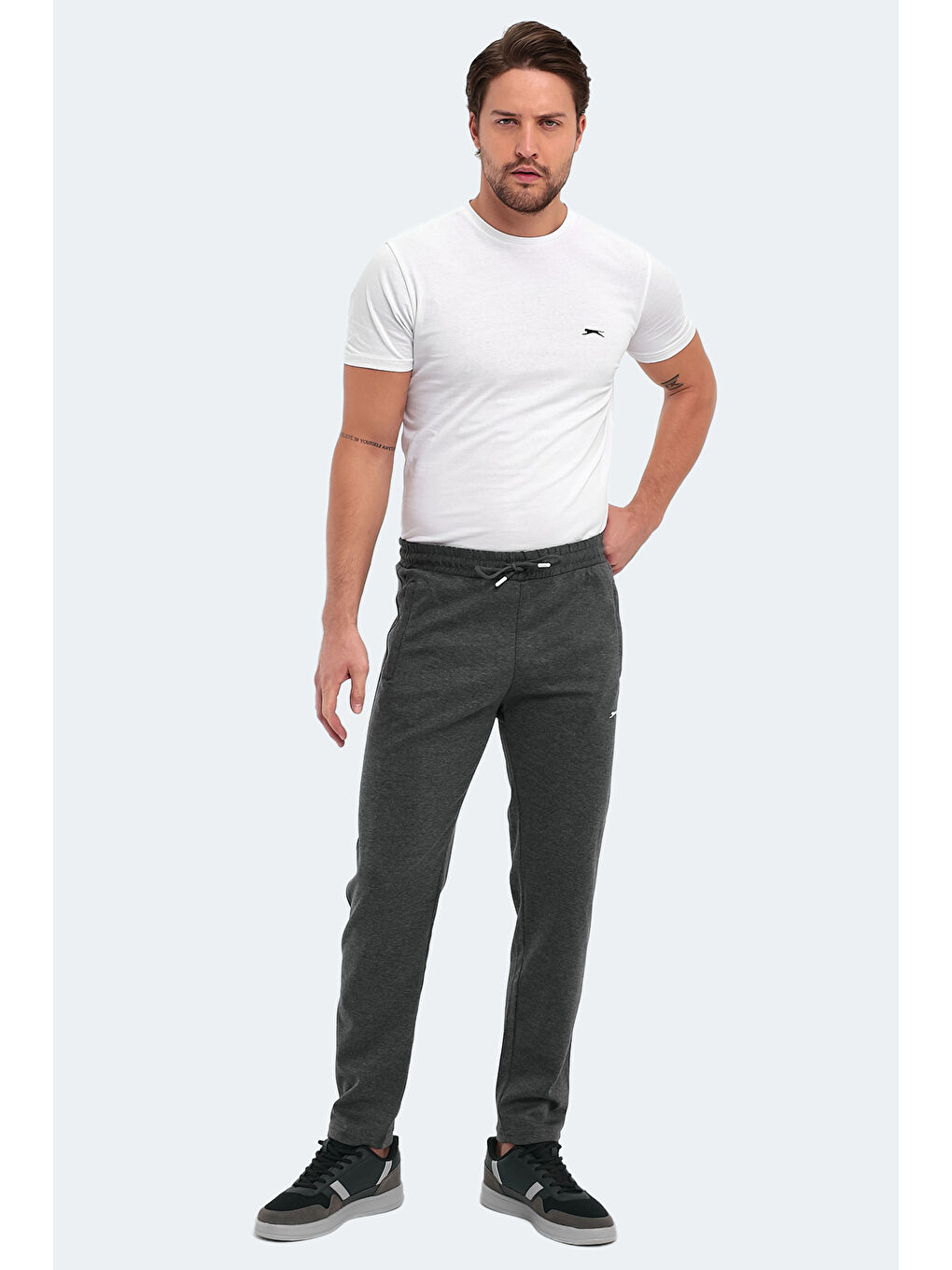 SLAZENGER OMIROS IN Erkek Eşofman Altı Koyu Gri - 6