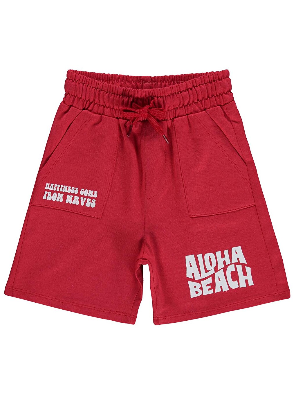 Turuncu Boys Aloha Beach 2-5 Yaş Şort - Kırmızı