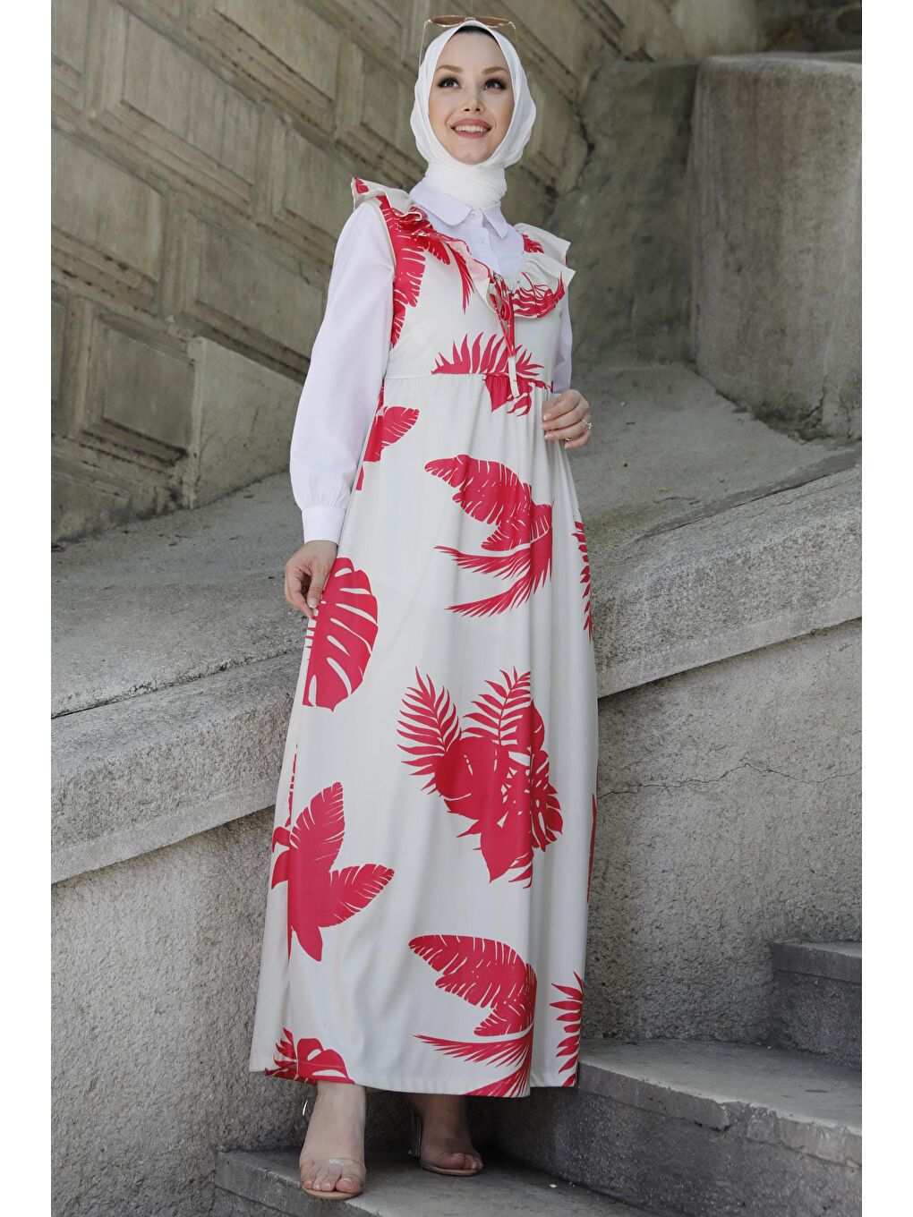 Bebe Yaka Kadın Fuşya Jile - 10362-1