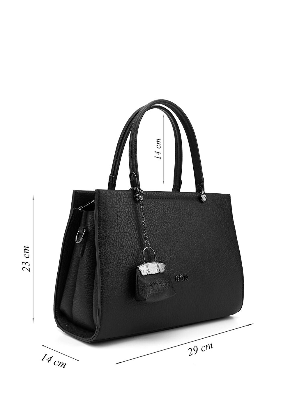 Siyah Kadın SİYAH Uzun Askılı El Ve Omuz Çantası-1