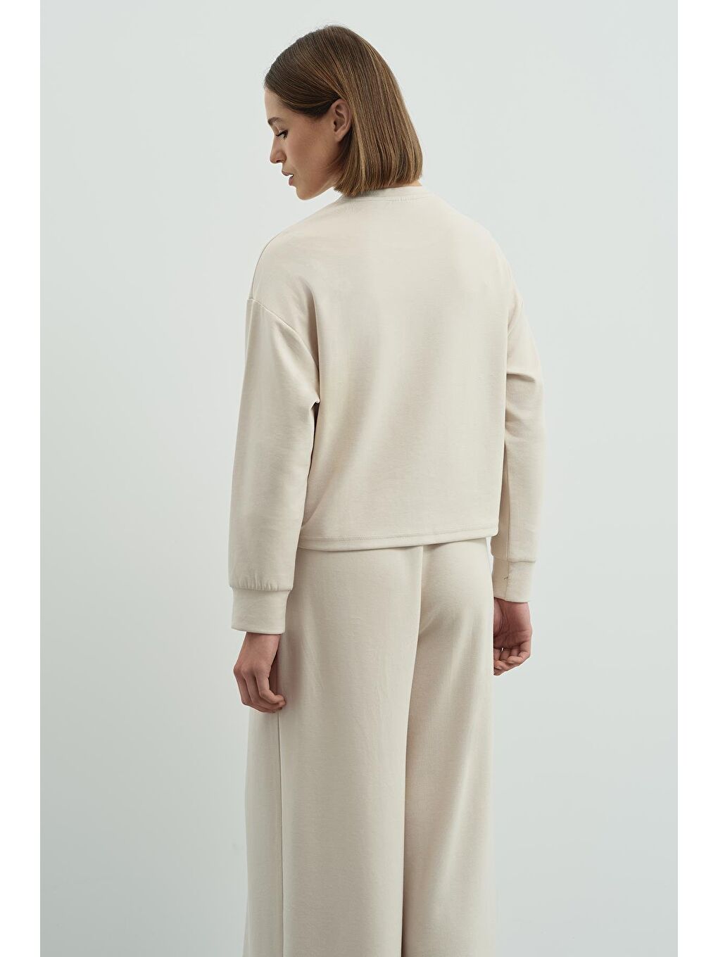 Pure Touch Basic Sweatshirt Bej-9