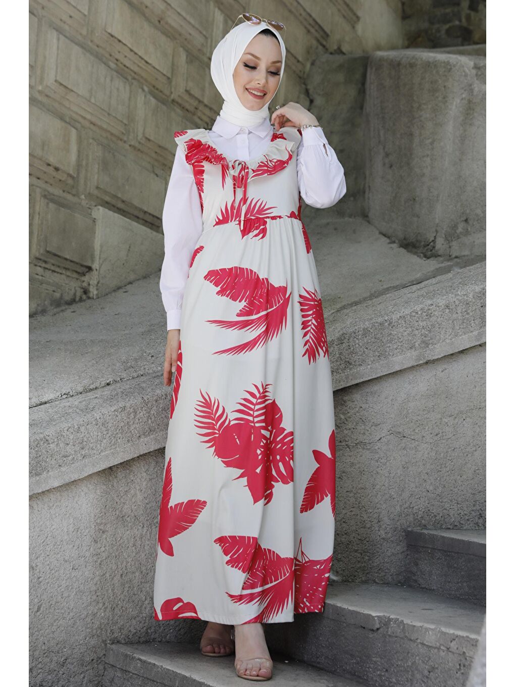 Bebe Yaka Kadın Fuşya Jile - 10362-3