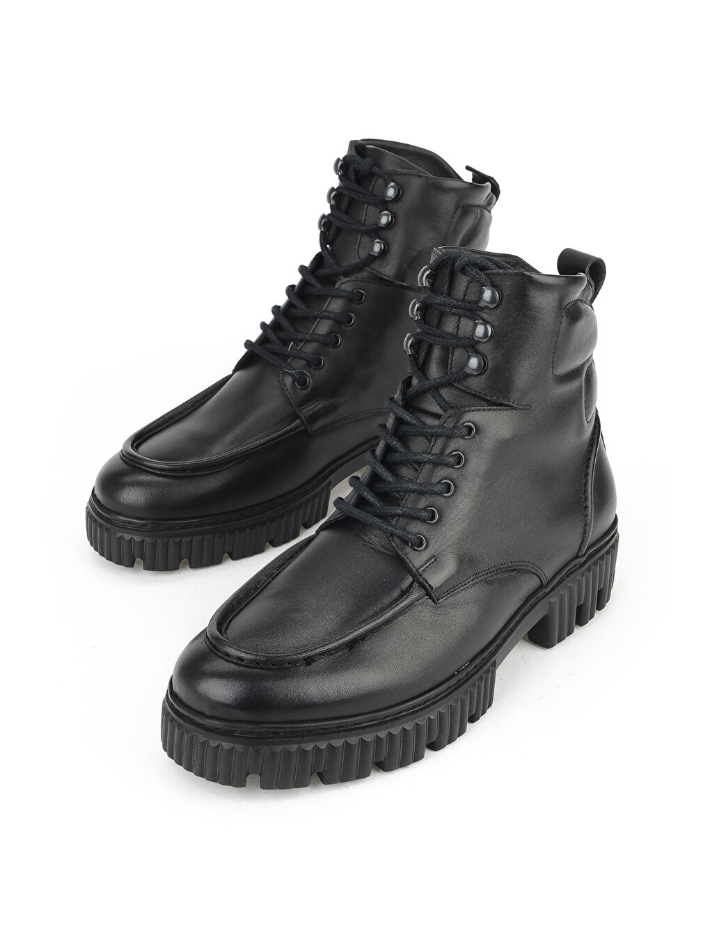 Erkek Hakiki Deri Bot 1531043Z54063 Siyah-4