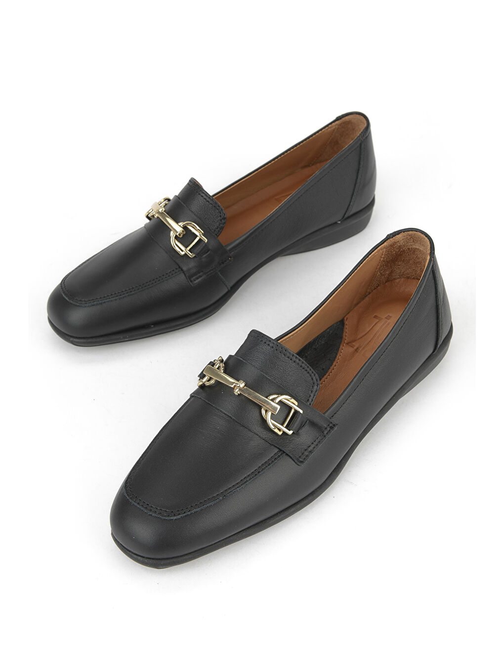 Kadın Hakiki Deri Ayakkabı 1531050Z26142202K Siyah-5