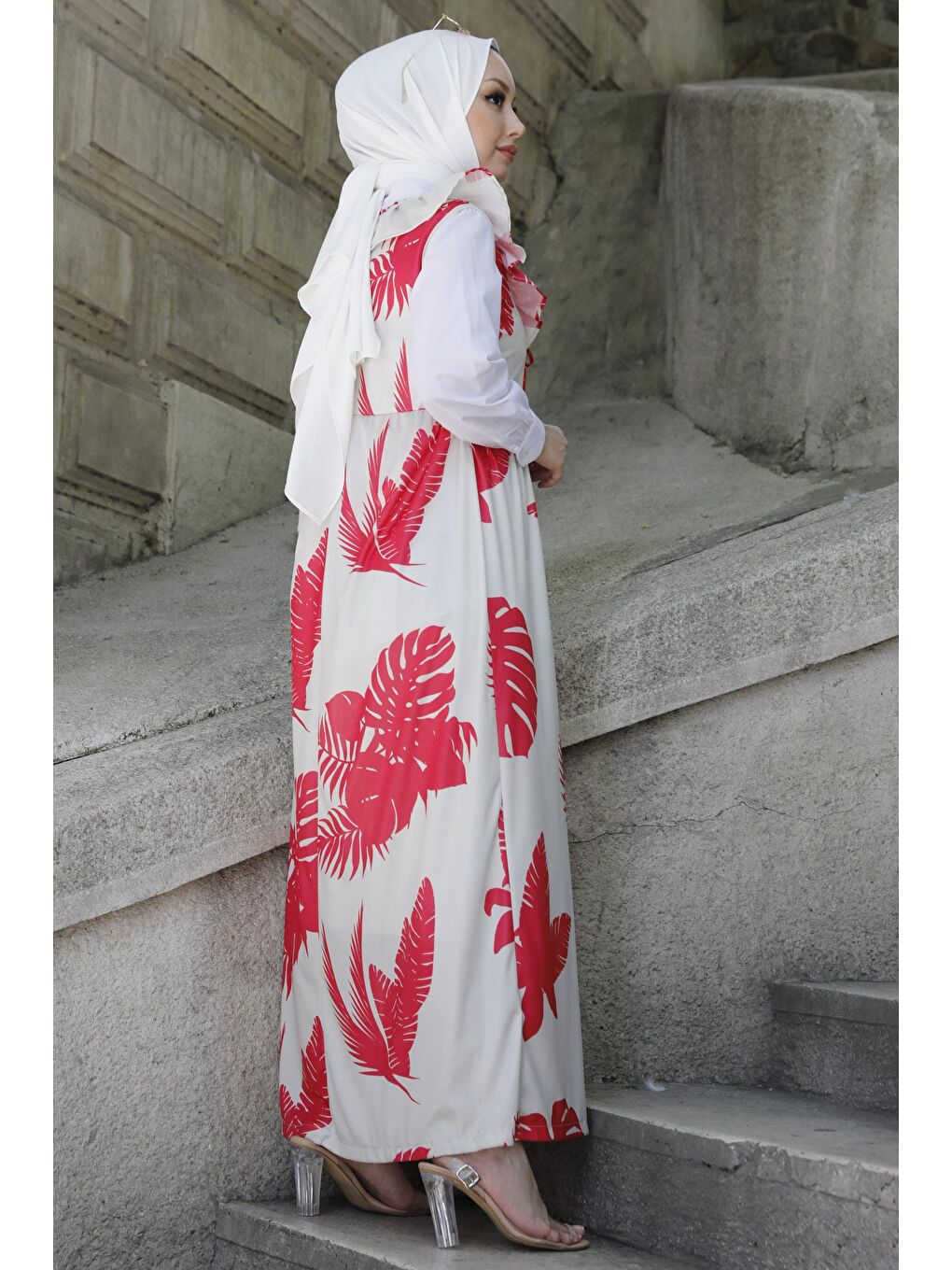 Bebe Yaka Kadın Fuşya Jile - 10362-4