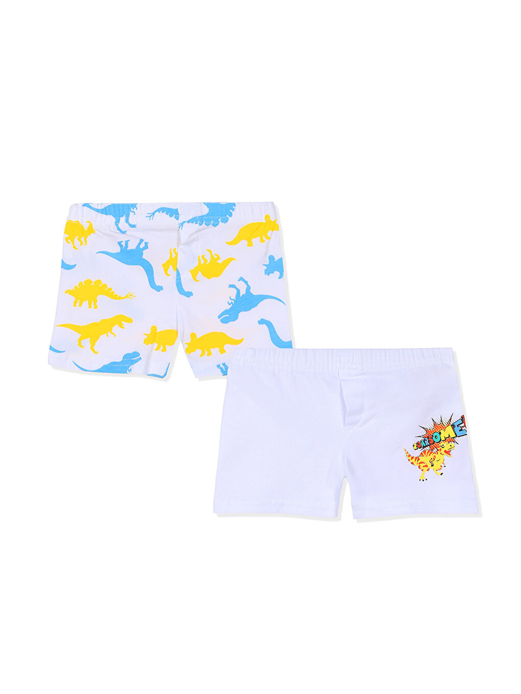 Beyaz Erkek Çocuk 2'Li Boxer