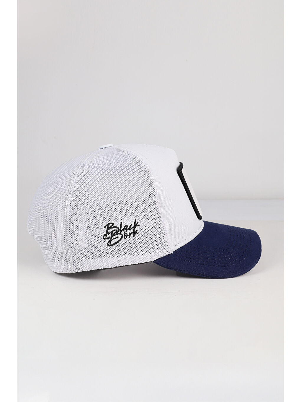 7 Numara Logolu Lacivert-Beyaz Trucker Şapka-2