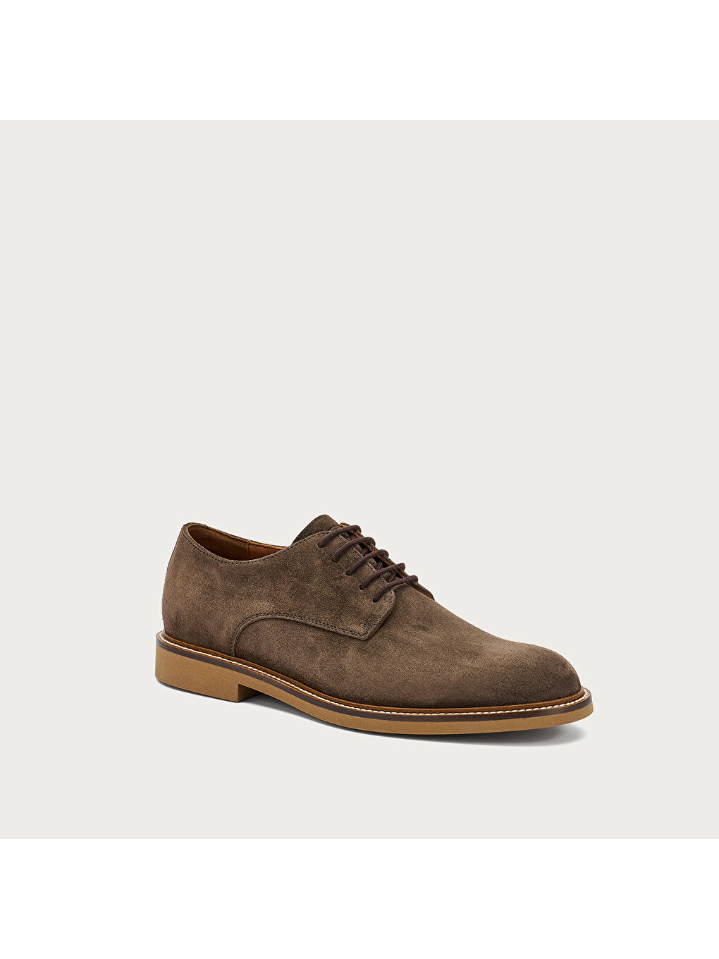 Kahverengi Erkek Klasik Ayakkabı 35B5 SUEDE-1
