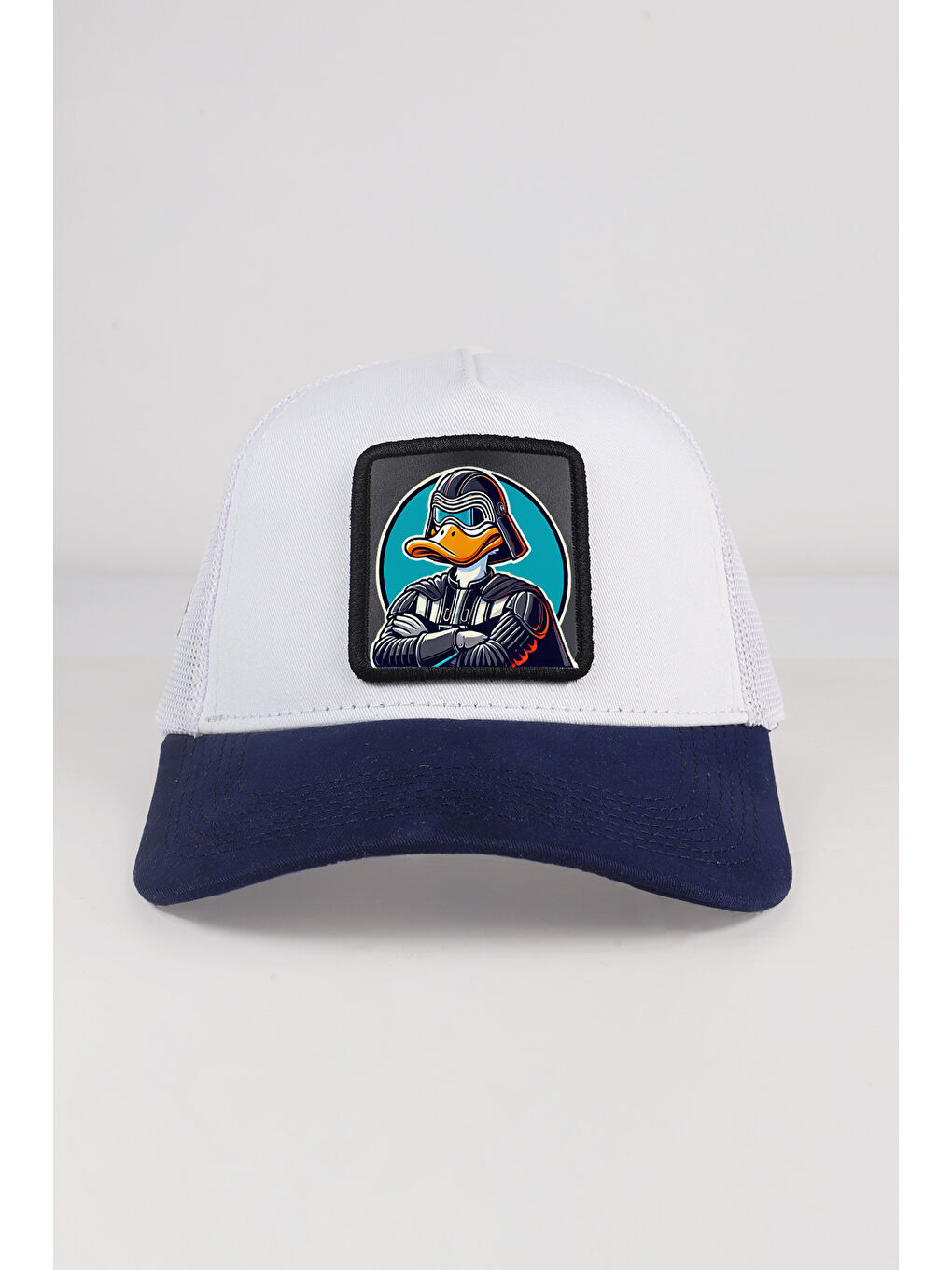 Duckside Logolu Lacivert-Beyaz Trucker Şapka-1