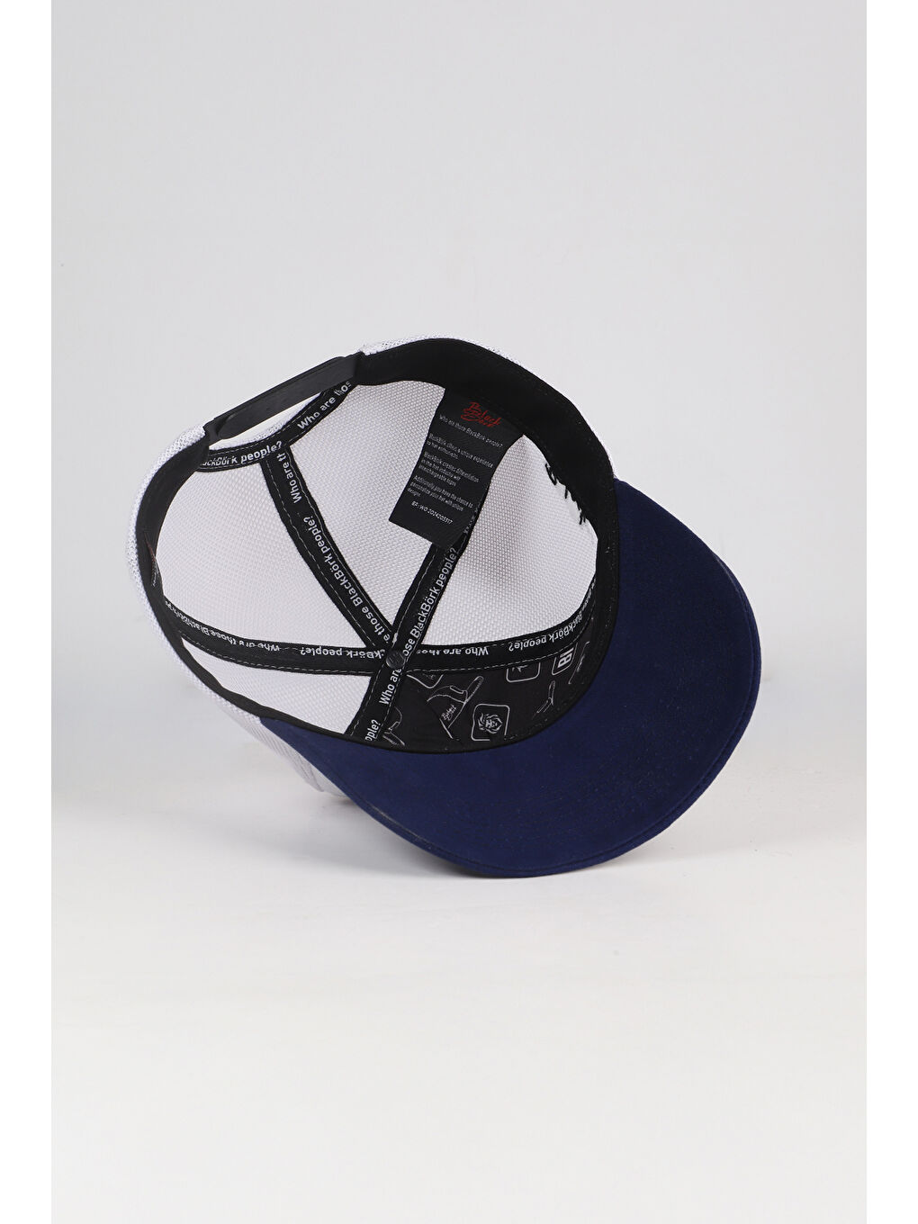 Duckside Logolu Lacivert-Beyaz Trucker Şapka-4