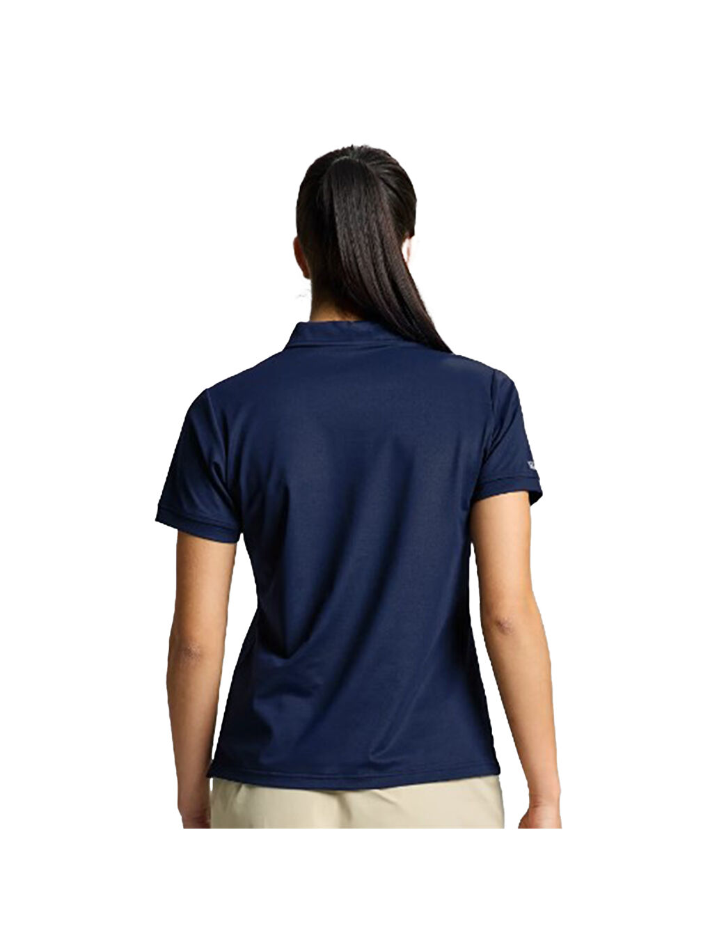 Lacivert Ws Tech Pique Polo Kadın Mavi Tişört-2