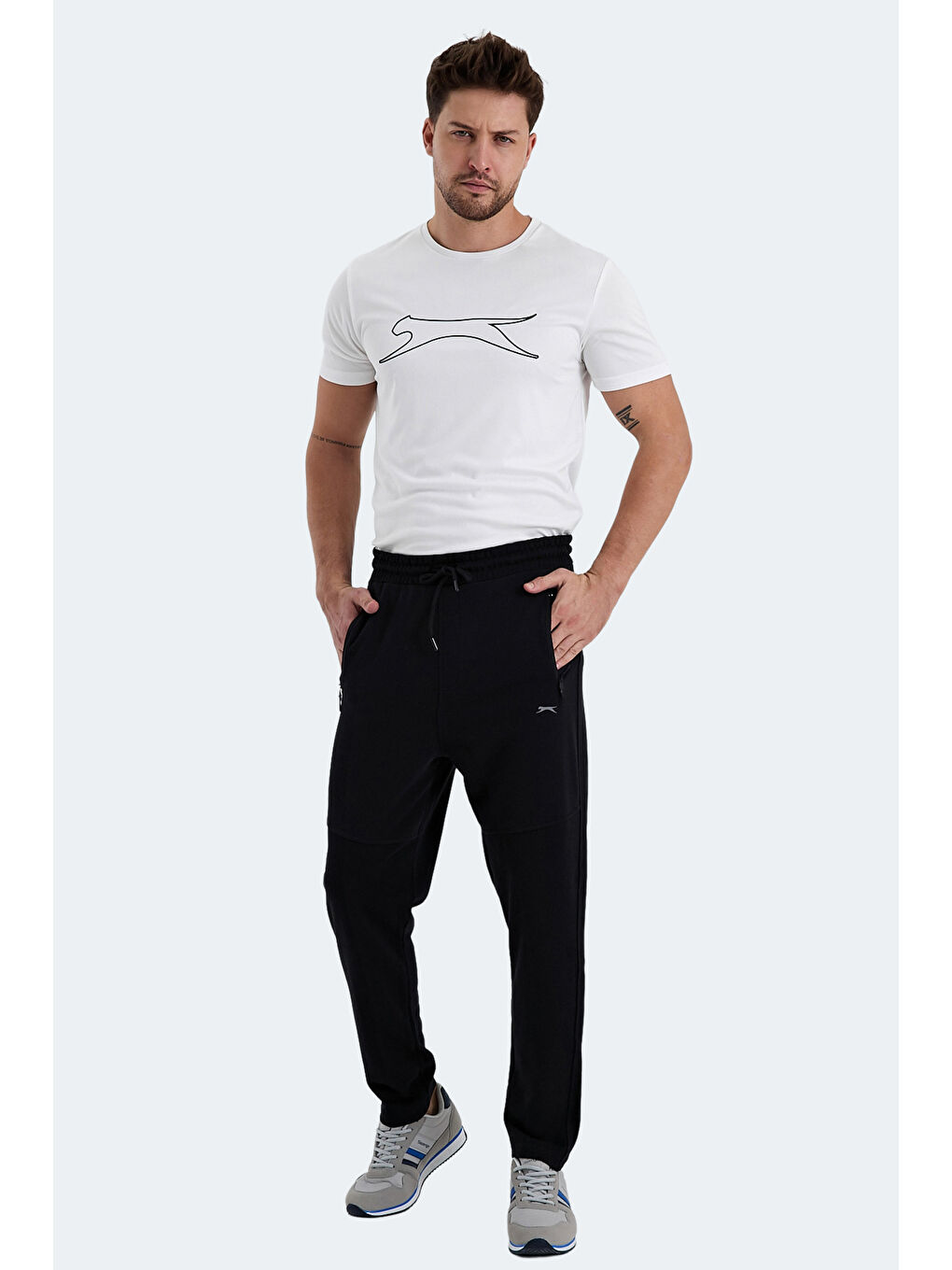 SLAZENGER ONES IN Erkek Eşofman Altı Siyah - 6