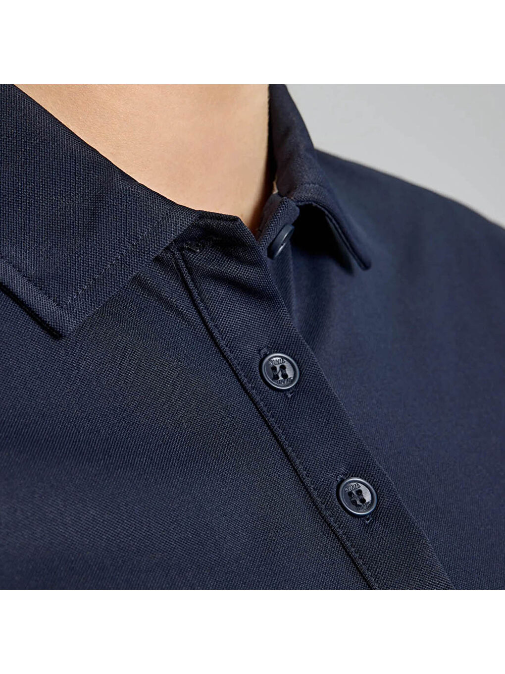 Lacivert Ws Tech Pique Polo Kadın Mavi Tişört-7