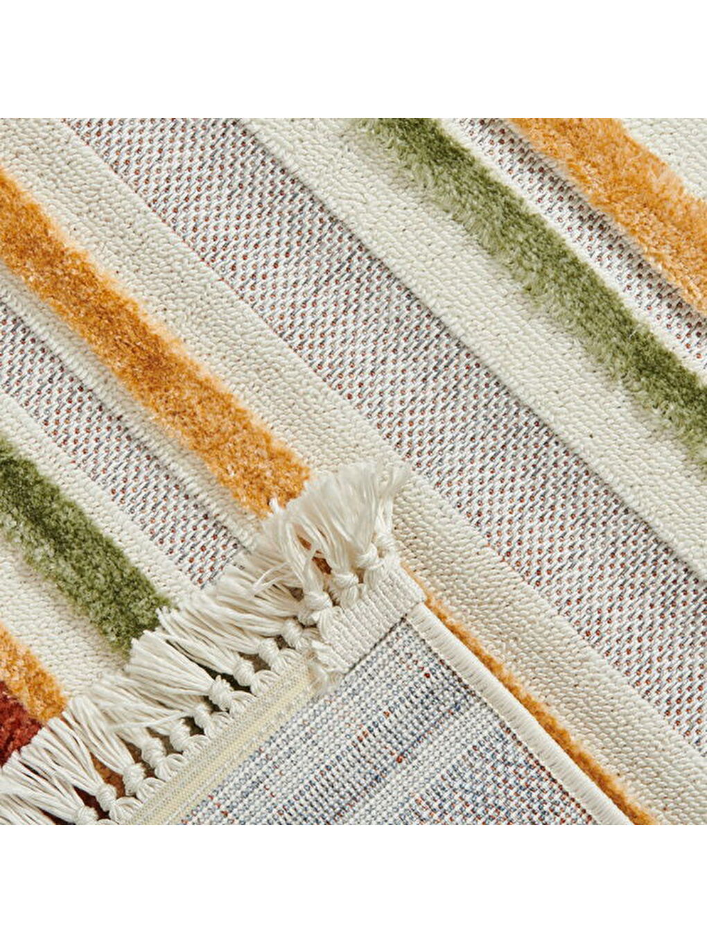 Soft Opia Halı - Beyaz - 80x150 cm-2