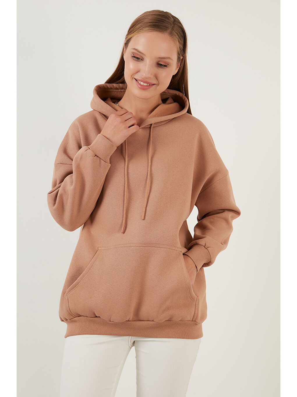 Mor Regular Fit Pamuklu Kapüşonlu Yaka Şardonlu Kışlık 2'li Paket Sweat 5863854S2-1