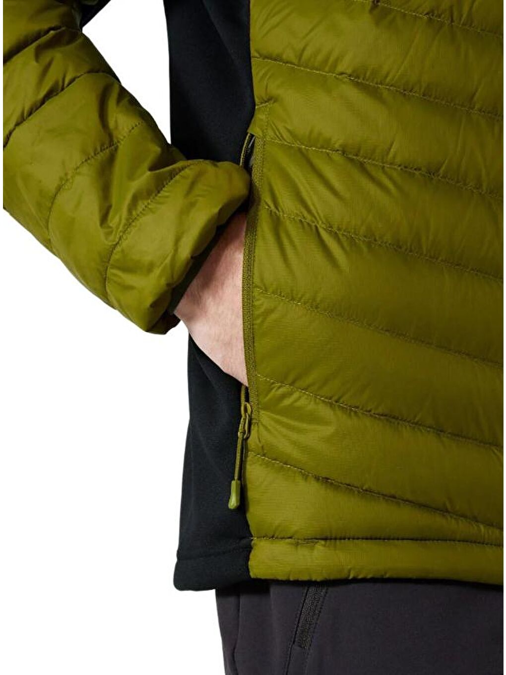 Helly Hansen Yeşil Verglas Hooded Down Hybrid Insulator Jacket Erkek Mont HHA.63007.461 Yeşil - 2