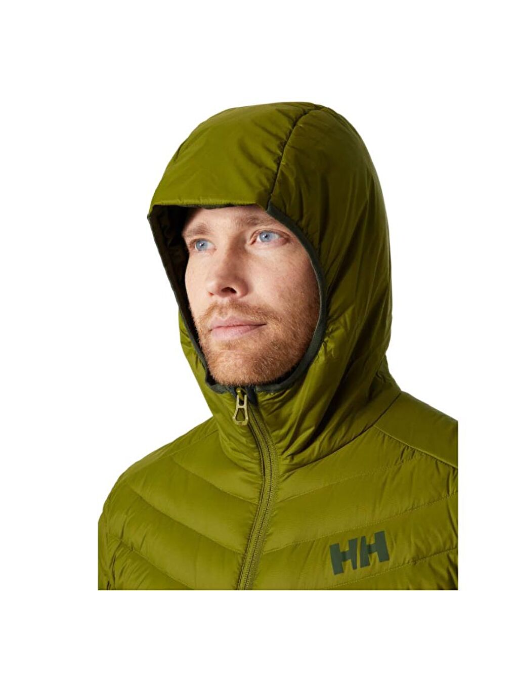 Helly Hansen Yeşil Verglas Hooded Down Hybrid Insulator Jacket Erkek Mont HHA.63007.461 Yeşil - 4