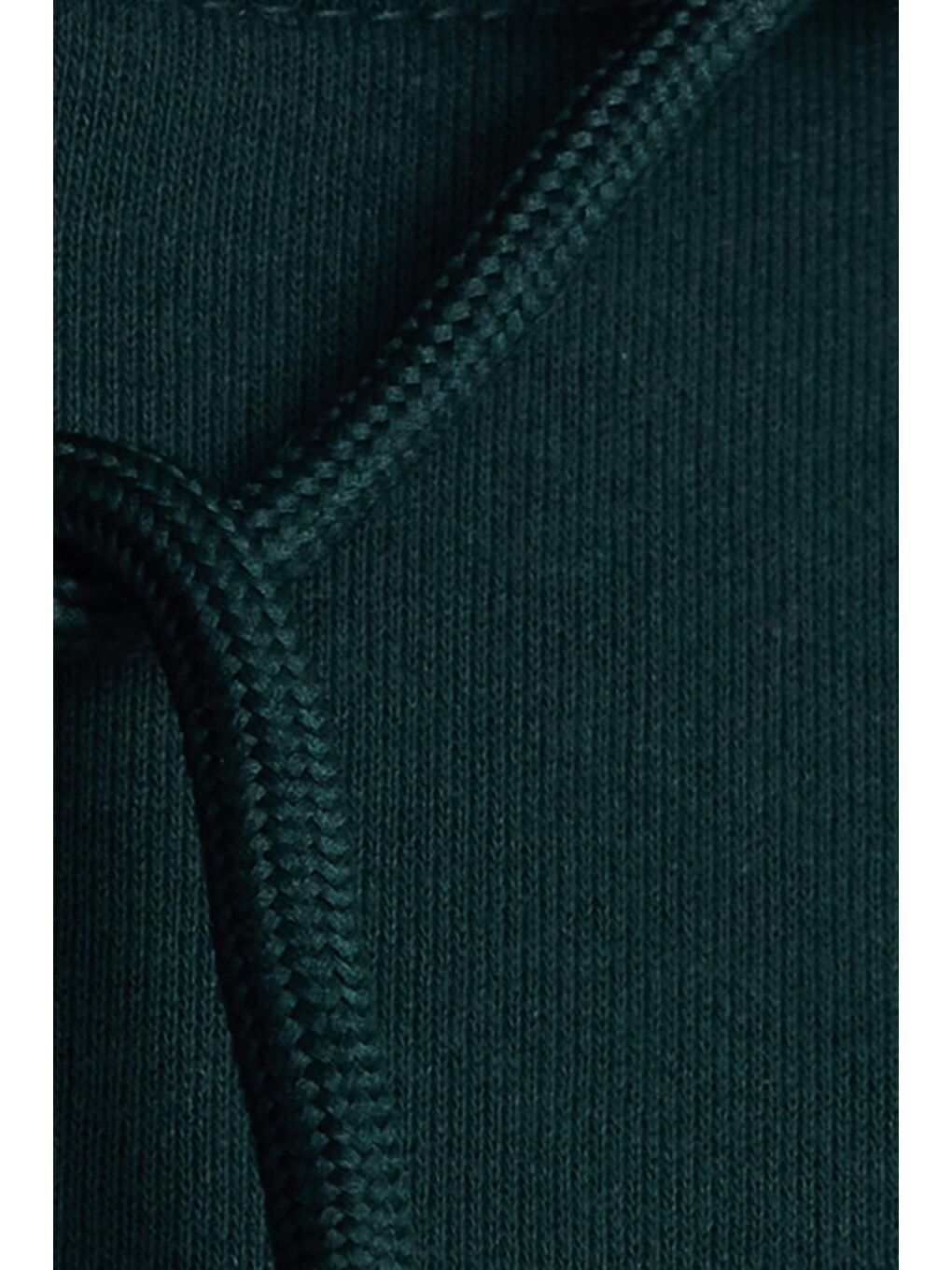 Kadın Relax Fit Rahat Kesim Pamuklu Kapüşonlu Kanguru Cepli Yeşil Sweatshirt-5