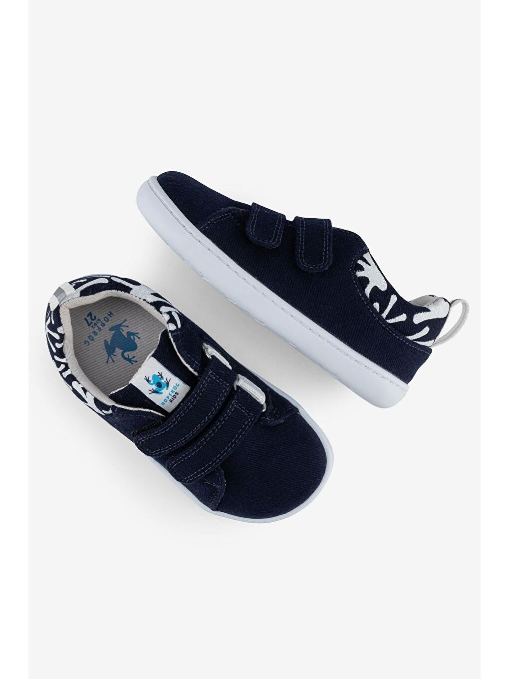 Smart Walker Recycled Canvas Eco Lacivert Barefoot Çocuk Ayakkabı-1