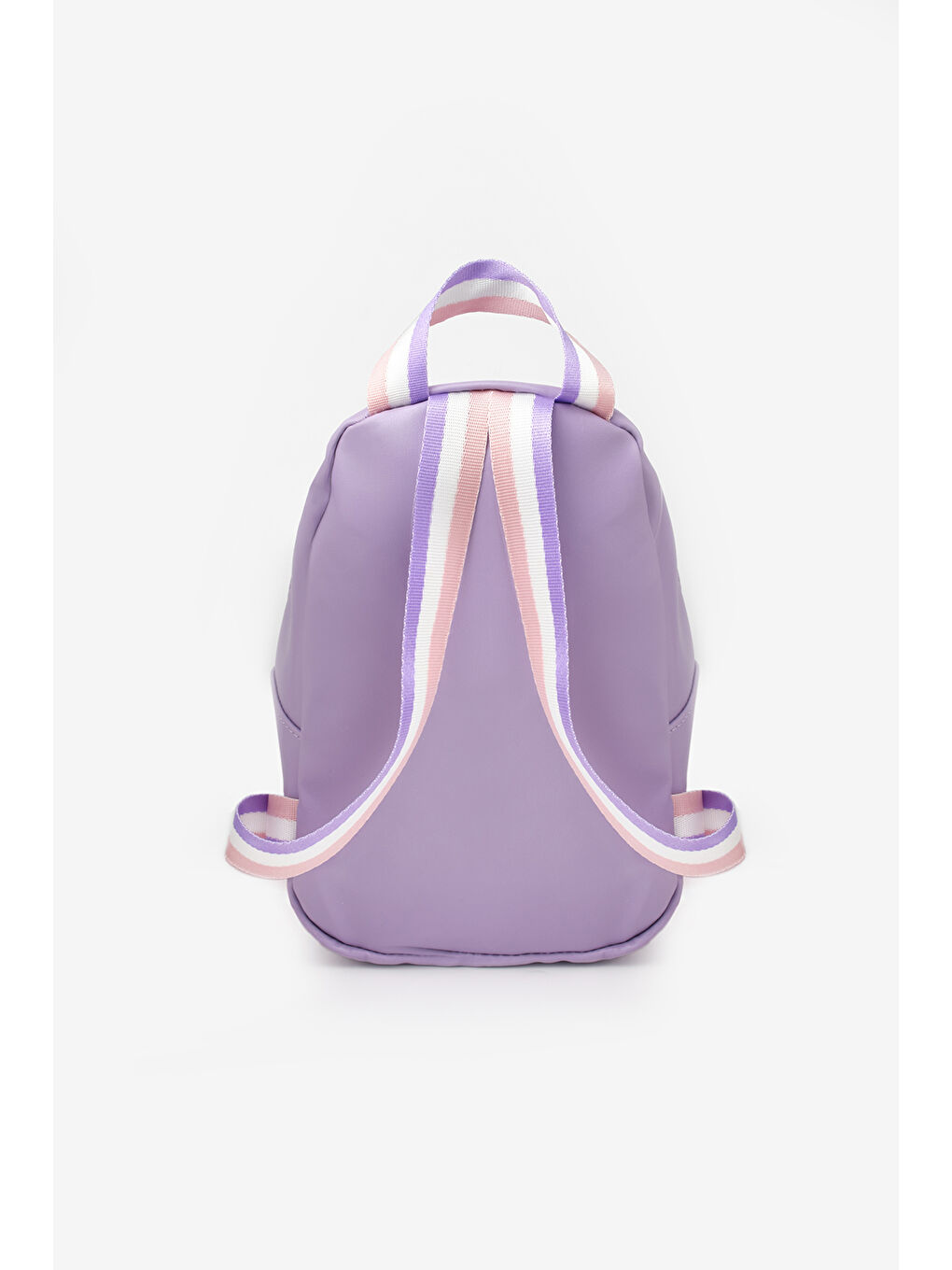 Lila Kalp Desenli Kız Çocuk Sırt Çantası-1