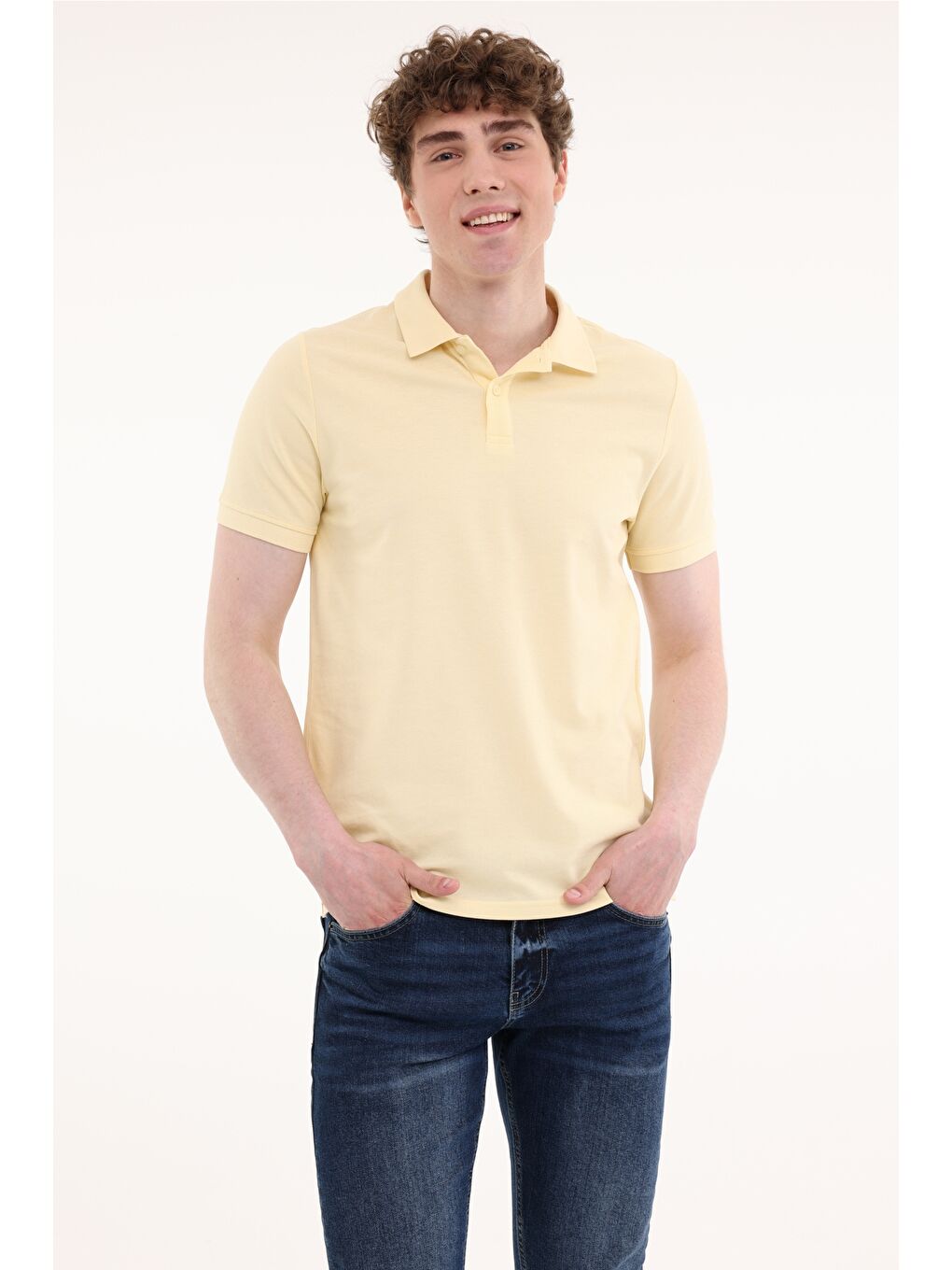 MB PAM 12SN328 5FX Sarı Erkek Kısa Kol T-Shirt