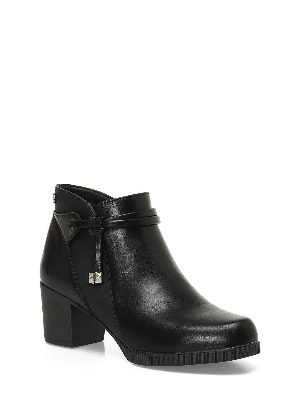165082.Z4PR Siyah Kadın Topuklu Bot-1