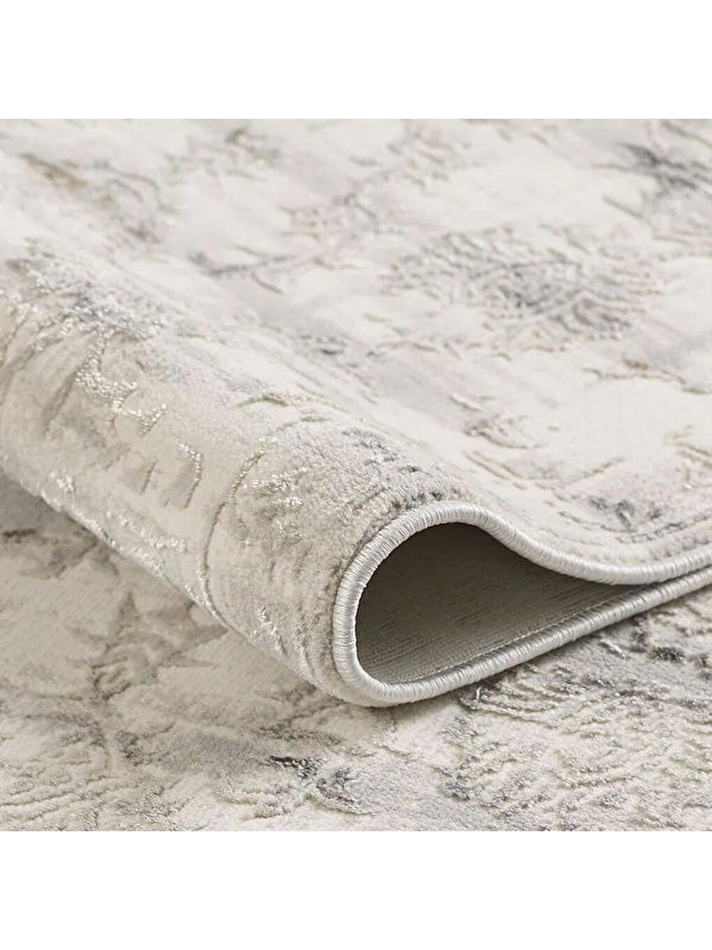 London Soft Tozumaz Antialerjik Halı - Gri - 160x230 cm-1