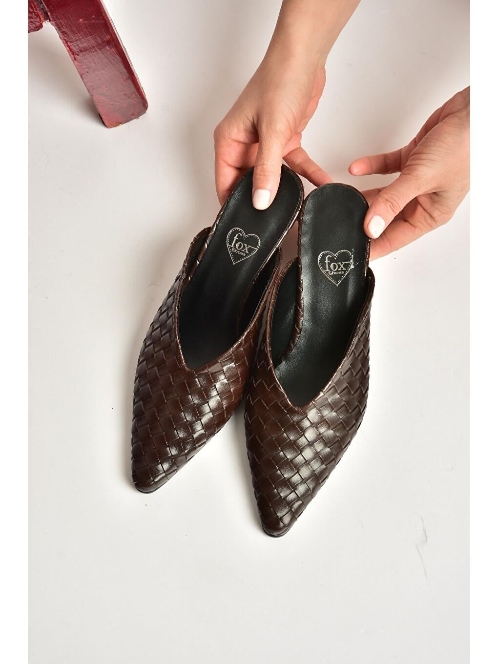 Kahverengi Kadın Terlik Y654660709-3