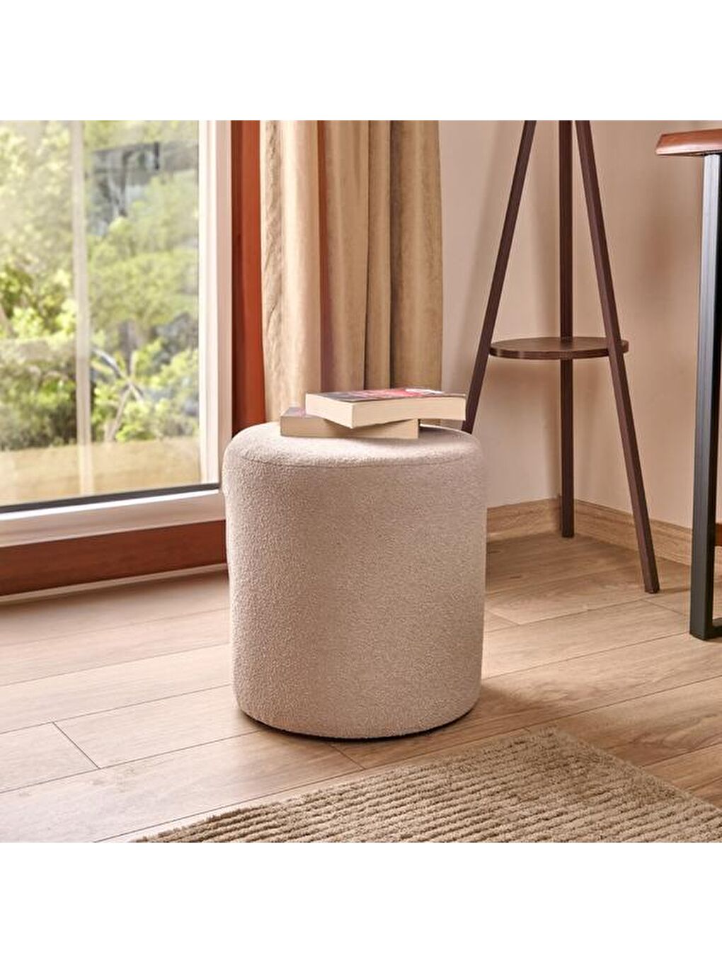 Teddy Puf - Gri - 42x38x38 cm