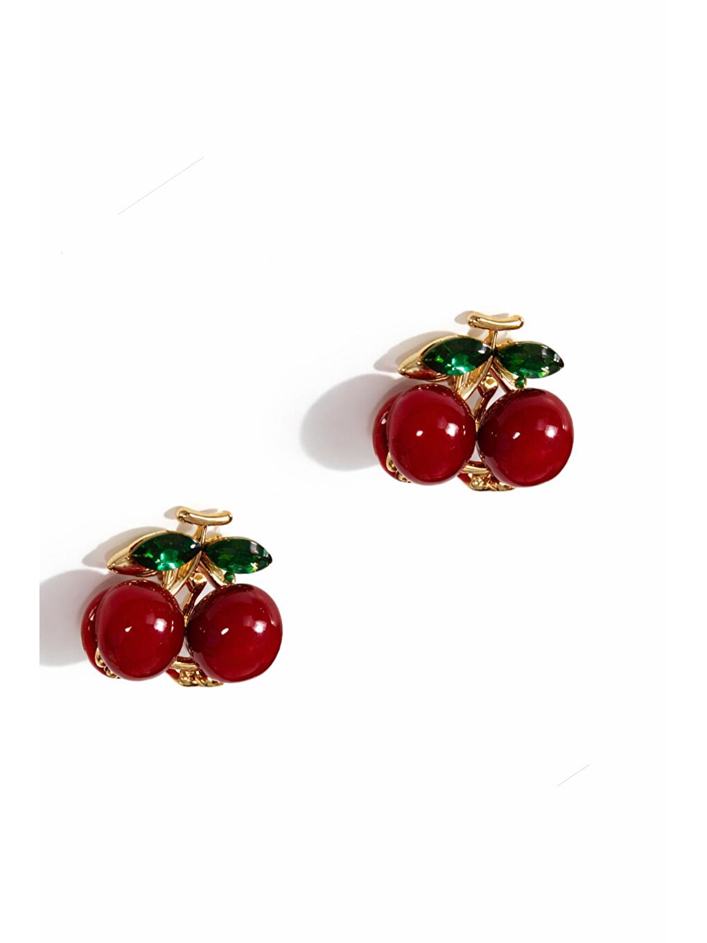 Sarı Kiraz Metal Mini Mandal Toka 2'li Paket-3