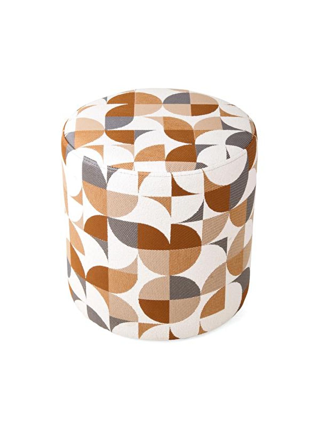 Karışık Modern Puf - Renkli - 42x38x38 cm-1