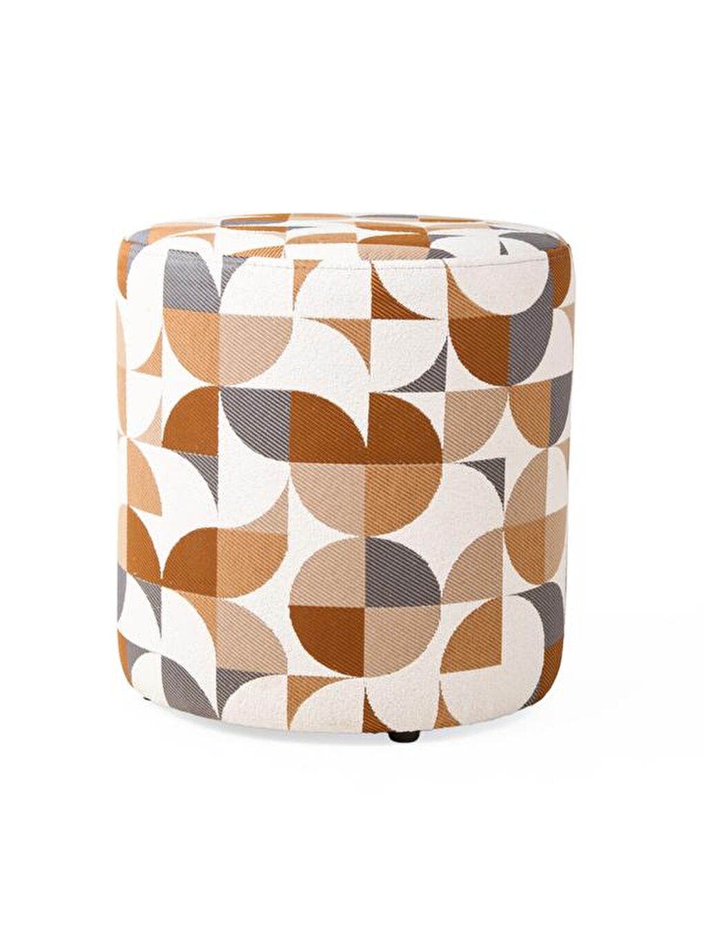 Karışık Modern Puf - Renkli - 42x38x38 cm-2