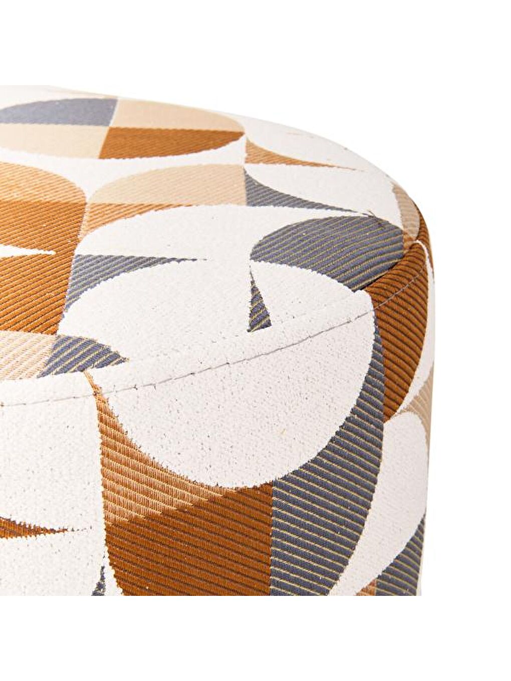 Karışık Modern Puf - Renkli - 42x38x38 cm-3