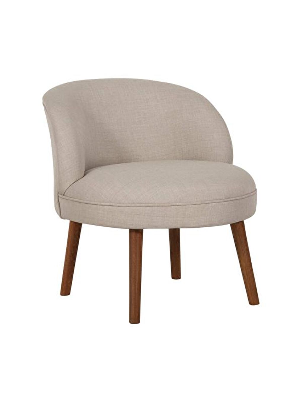 Ekru Ada Berjer - Krem - 65x70x60 cm