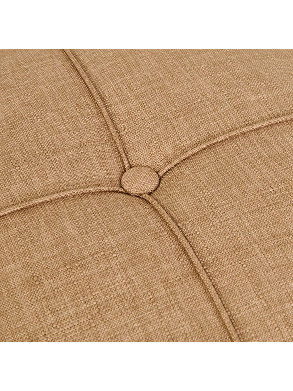 Silindir Puf - Sütlü Kahverengi - 43x42x42 cm-5