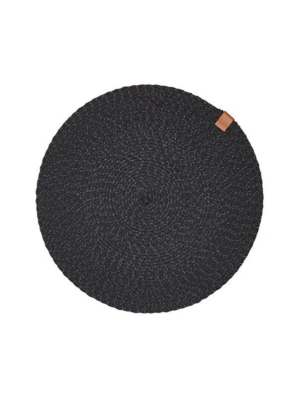 Giz Home Natürel Dokuma Amerikan Servis - Gri - 35 cm